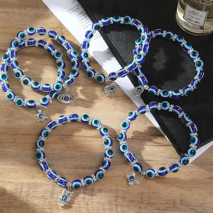 Bracelet Porte-Bonheur Œil Bleu PawGami